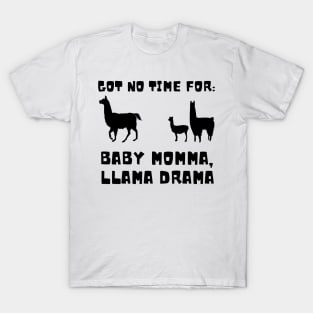 Baby Mama Llama Drama 01 T-Shirt